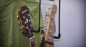 Guitar hanger, inexpensive but very useful!